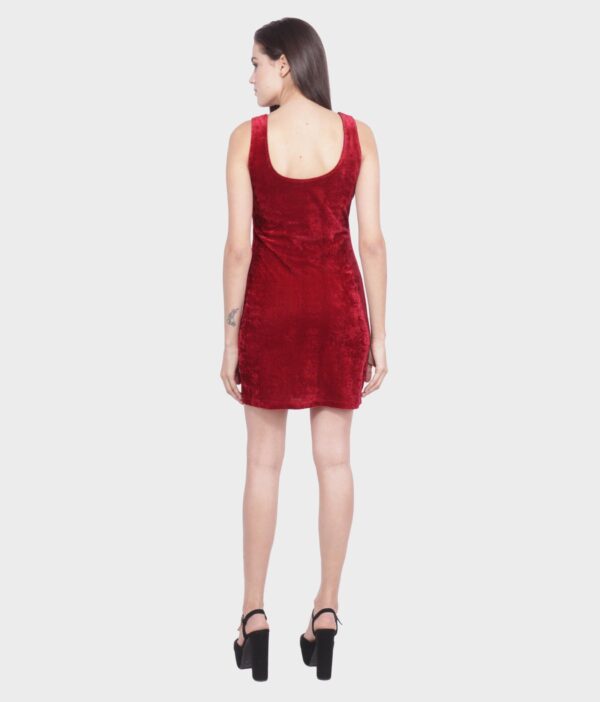 Velvet Red Party Dress