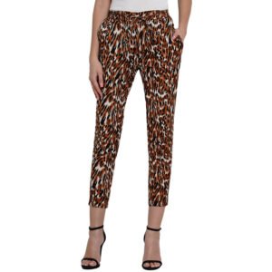 Flair Junkie Women Regular Fit Animal Print Cropped Trouser
